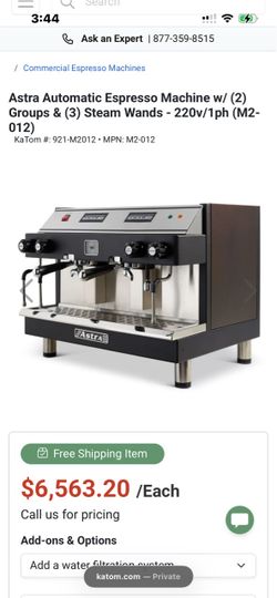 Espresso coffee machine