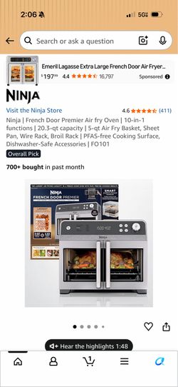 Ninja | French Door Premier Air fry Oven