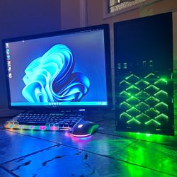 Complete Gaming PC Bundle Setup ⌨️🖥️🖱️🔌 KB + MOUSE + LCD + WIRES