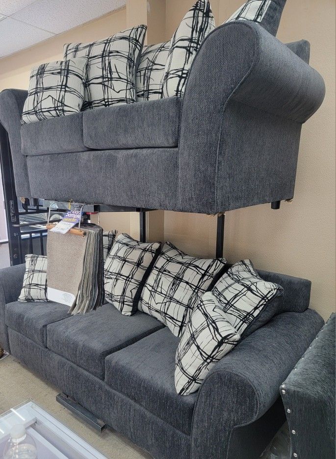 New 2 Pcs Sofas Set Only $1,000