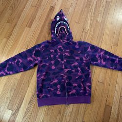 Purple Bape Hoodie 