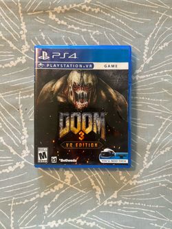 Doom 3 VR edition Ps4 game