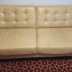 Genuine Leather Pezley 86" Leather Sofa