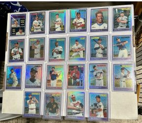 2019 Topps Heritage Chrome Refractor Baseball Card Lot