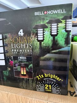 Bell + Howell Solar Lights Premiere LED Edition 4-Pack