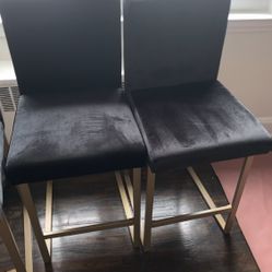 Black Velvet barstool (Set Of 4)