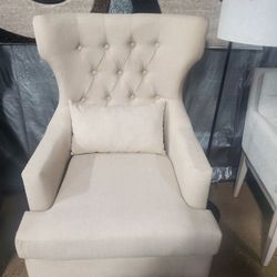 Beige Accent Chair