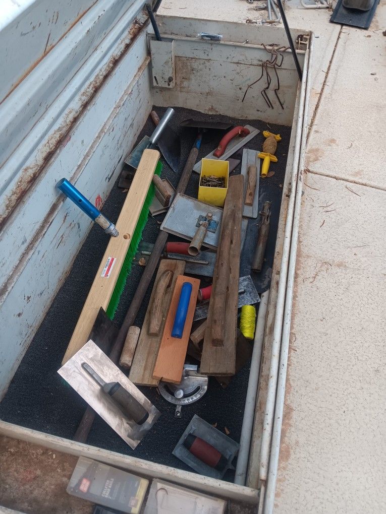Tool Box W Concrete Tools