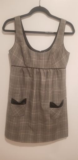 Black Plaid Dress