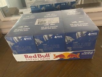 All New! 24 Case (6 4 Packs) Limited Edition RedBull Blueberry Flavored (DISCONTINUED)
