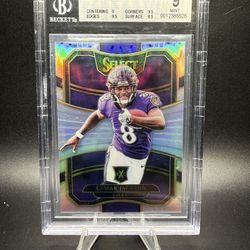 2017-2018 Panini Select  XRC - Lamar Jackson #305B Silver Prizm  (RC)