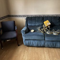 Beautiful Heavy Duty Couch, Love Seat , And Matching Chair. Take All $500 Or Best Offer