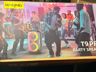 W-king T9 PRO Party Karaoke Speaker Outdoor Indoor Portable NEW