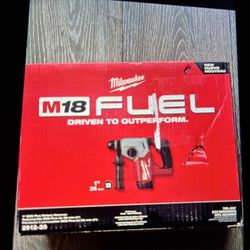 Brand New M18 FUEL 18V Lithium-Ion Brushless Cordless 1 in. SDS-Plus Rotary Hammer (Tool-Only)