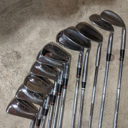 Used Golf Clubs and Pull Carts