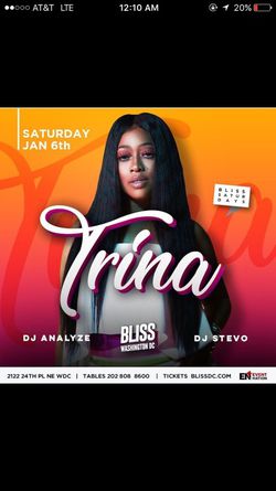Trina Live at Bliss DC