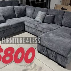Sectional Couch With Pull Out Bed 