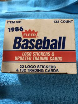 Baseball Cards: 1986 Fleer Updated Factory Set
