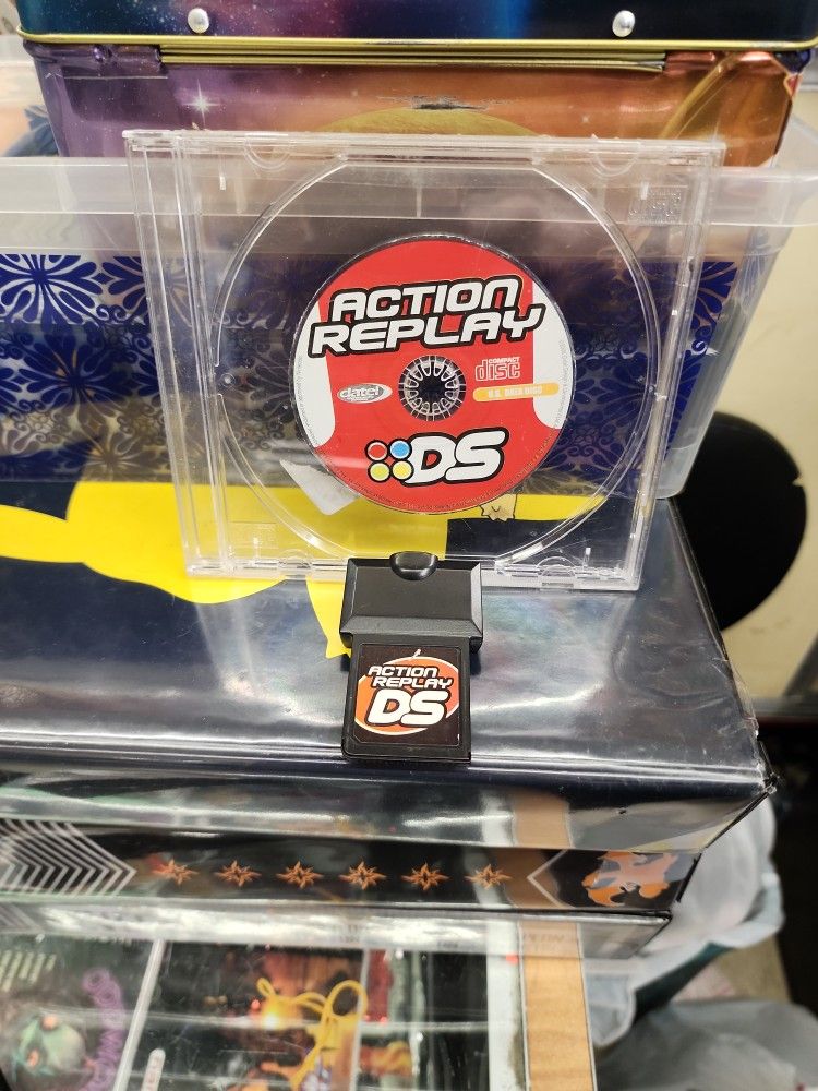 ACTION REPLAY DS EZ NINTENDO DS & DS LITE AR GAME CODES CARTRIDGE AND DISC