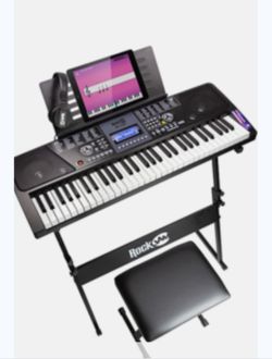 Keyboard - Digital Display with Stand and  Stool