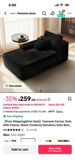 Sectional (right) Half Price! Pickup Only