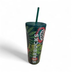 Starbucks 24 Ounce Hawaii Collection Starbucks, Steel Cold Cup Tropical Print