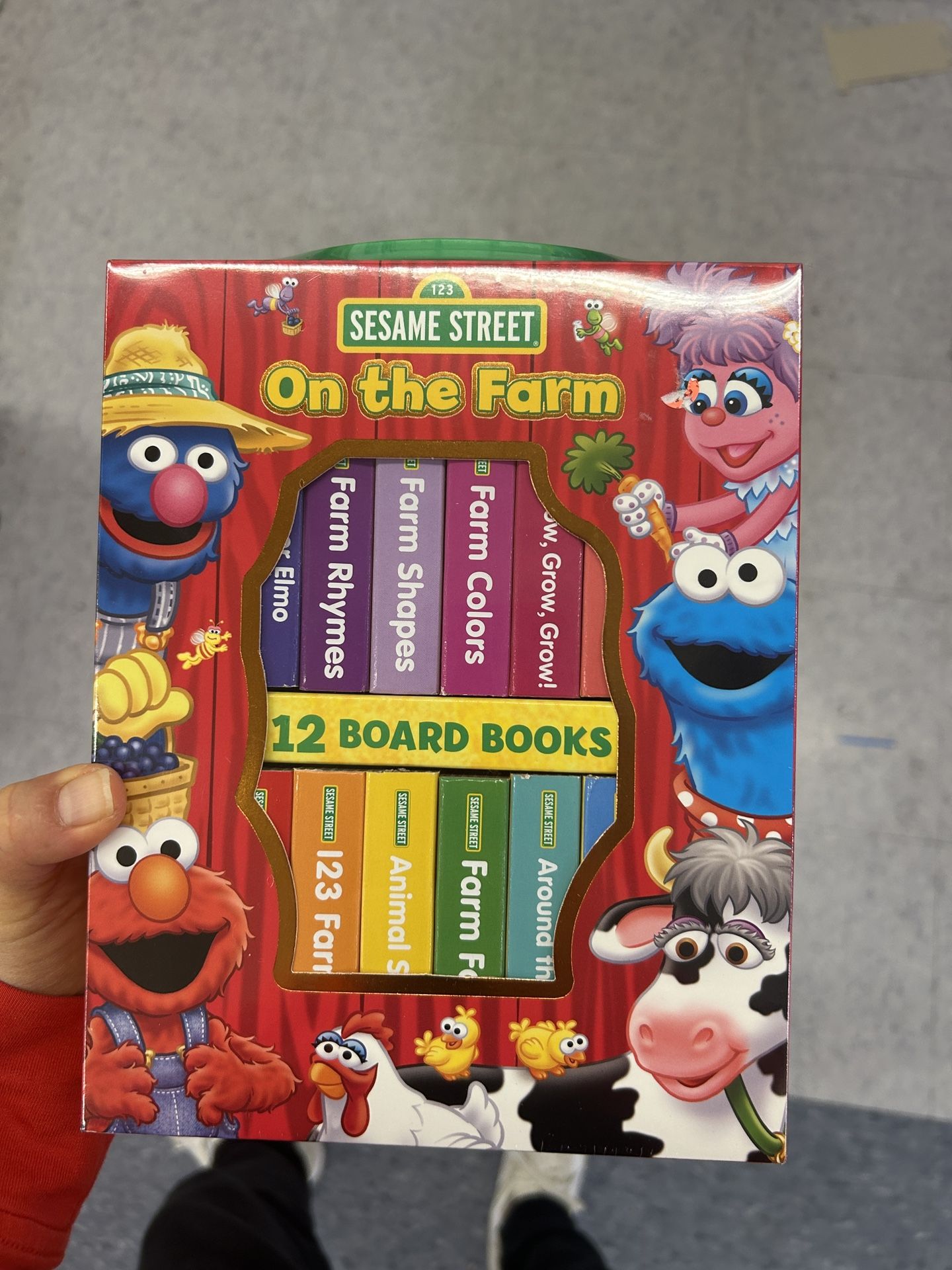 NWT Sesame Street On the Farm 12 Board Books Set