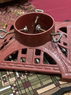 Vintage Iron Christmas Tree Stand