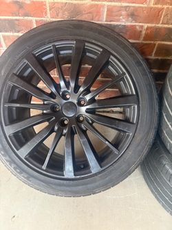 4 Rims with Tires 19x8.5