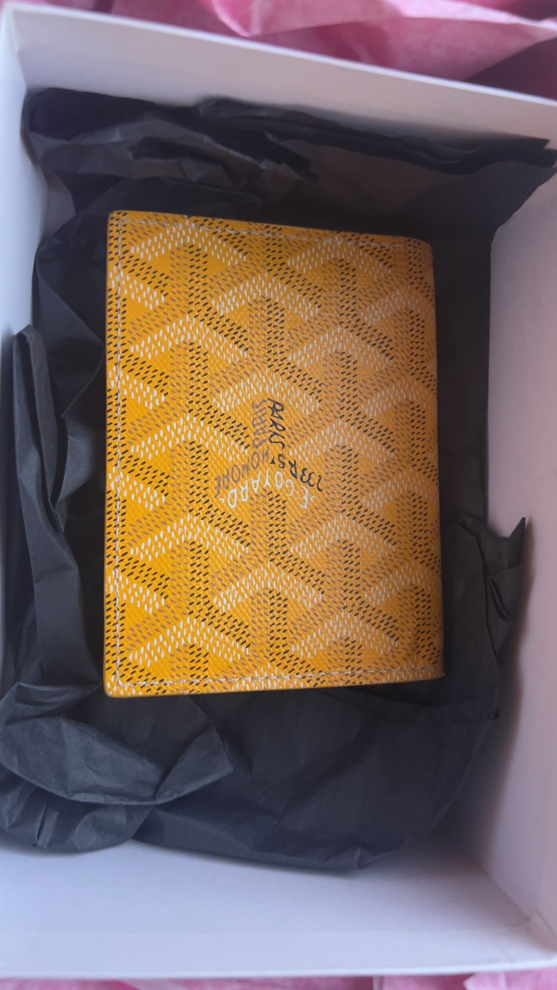 GOYARD 2018 Printed Bifold Wallet w/ Tags