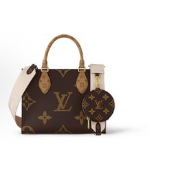 LOUIS VUITTON ONTHEGO Classic Old Flower Canvas Coating Jungle Bag Tote Bag Shopping Bag Handbag Shoulder Bag Mini Women's(114)67