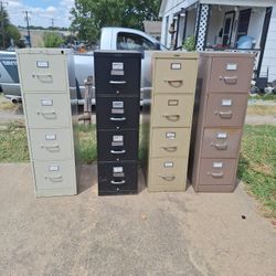 4 File Cabinets $20