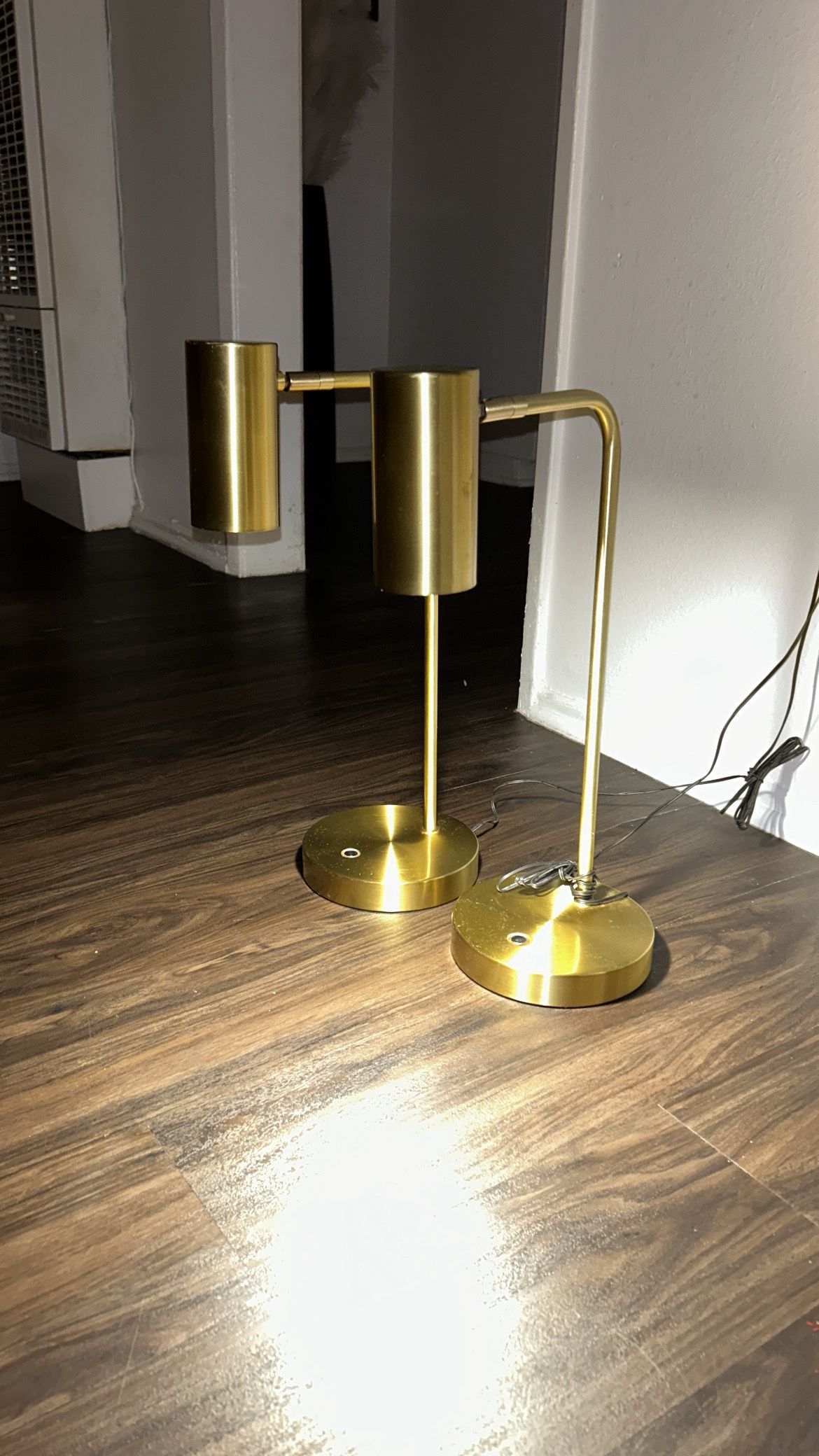 Gold Desk/ Table Lamps 