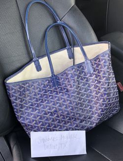 Goyard bag navy blue mother and child bag canvas color blocking shoulder  tote bag ladies bag for Sale in Oakmont, PA - OfferUp