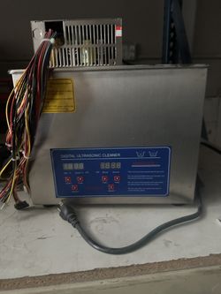 Ultrasonic Machine 10L Ultrasonic Cleaning Machine 40 KHZ with Digital Timer and Heater Professional