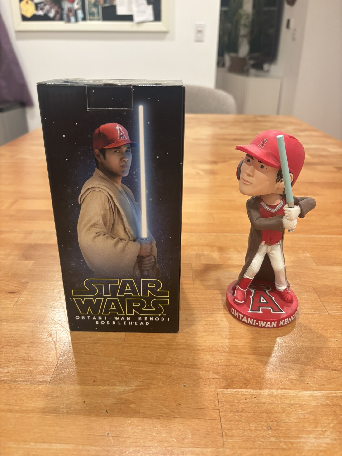 Shohei Ohtani Wan Kenobi Star Wars Angels Bobblehead