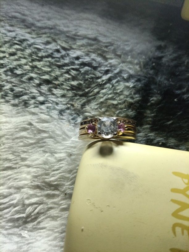 14k Gold Ring With 100 Point Diamond Ring