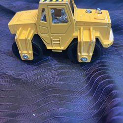 Tootsie Toy Yellow Road Roller