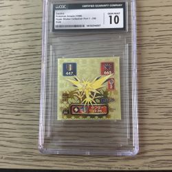 Pokemon Cgc Zapdos