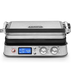 De'Longhi America CGH1020D Livenza All Day Combination Contact Grill and Open Barbecue, Stainless St