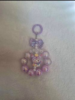 Beaded Charm Keychains