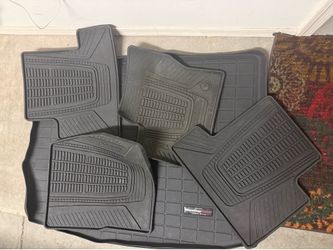 OEM Ford Escape All-Weather Floor Mats + WeatherTech Trunk Cargo Liner ( Fits 2013–2019 )