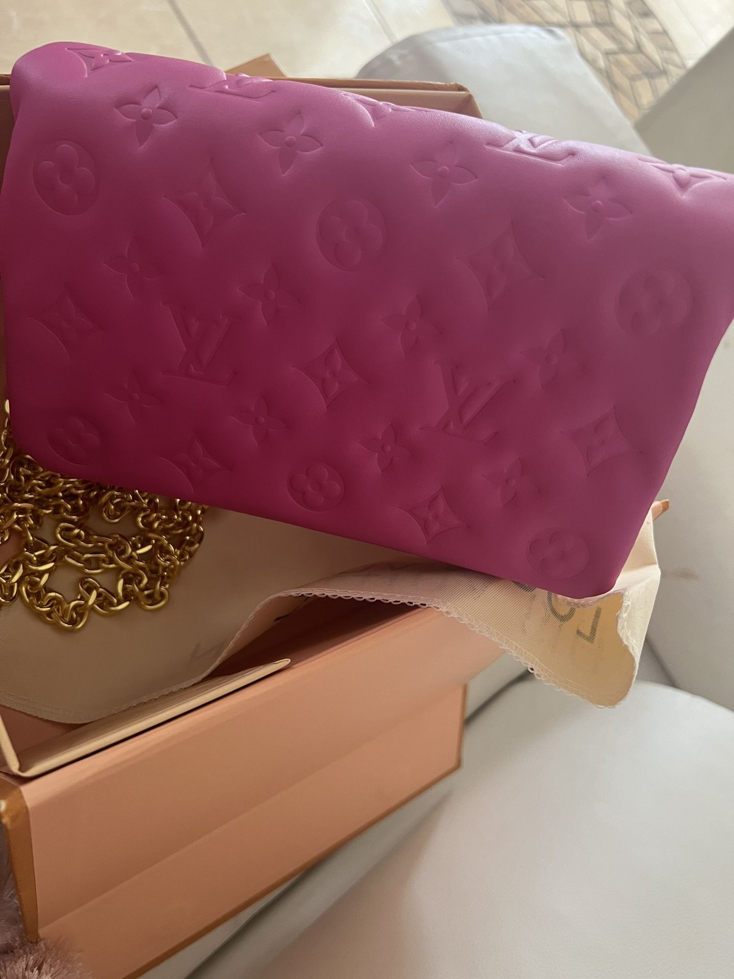 Pink Louis Vuitton Small Bag