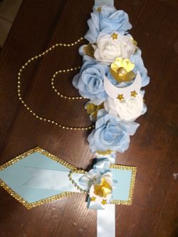 Maternity sash and daddy ties