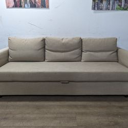 Modern Beige Couch With Storage