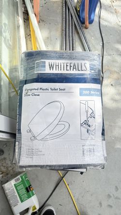 Whitefalls 200 Series Elongated Plastic Toilet Seat