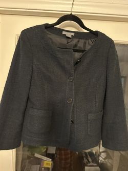 Ann Taylor Sports Jacket - Women- Black Size 6
