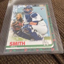 Baseball Card 2019 Holiday Topps Update Will Smith Rookie