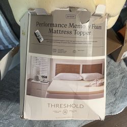 Threshold Memory Foam Mattress Topper