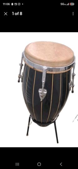 Vintage King Congas with Stands